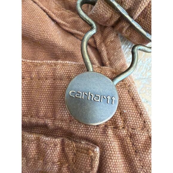 Carhartt baby Brown denim overalls size 3M - Picture 4 of 6